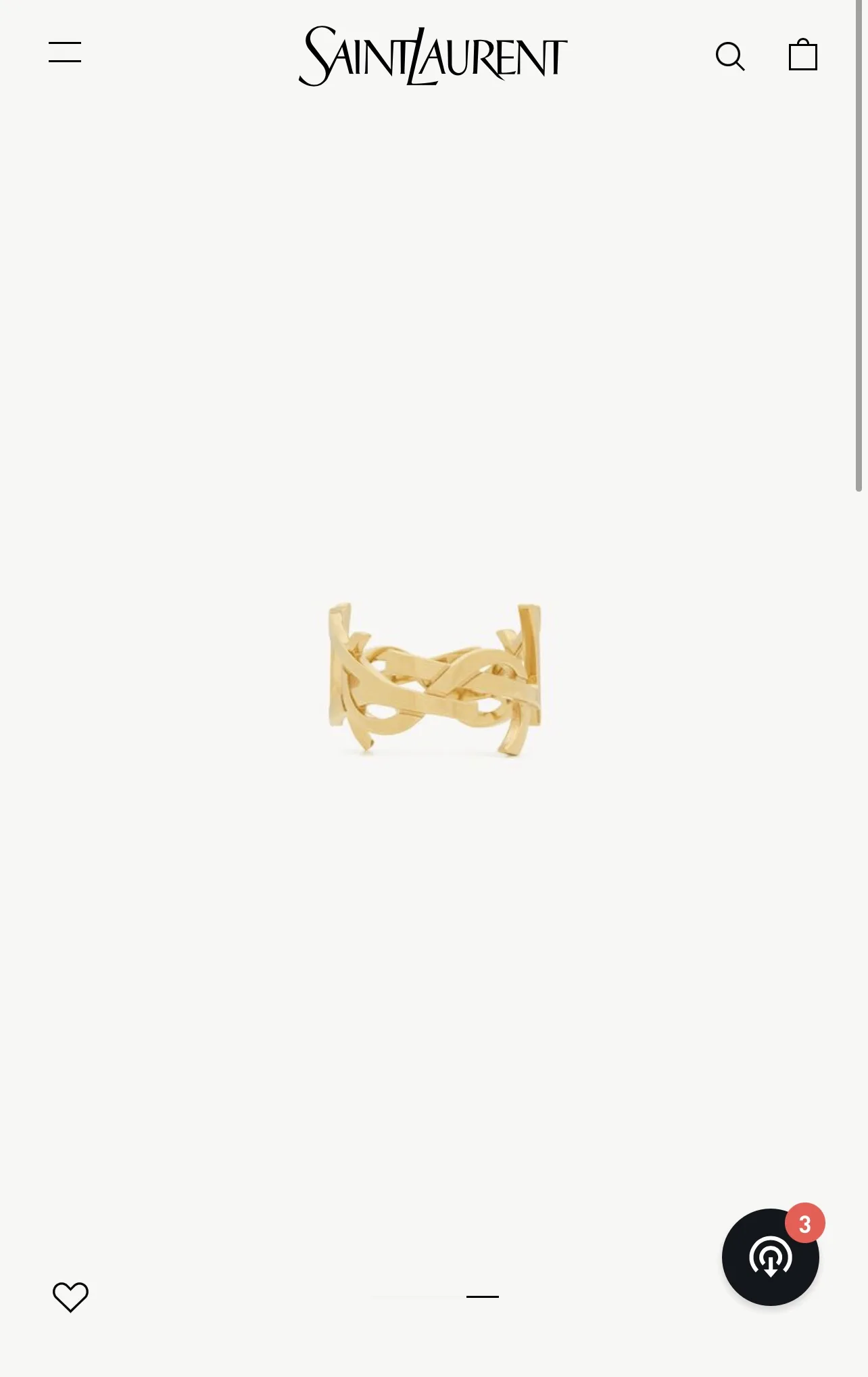 Saint Laurent Ring